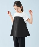 【アンフィーロ/UNFILO / KIDS】の【110-150cm】アソート コンビTシャツ オフ×ブラック[ビスチェコンビ]|ID: prp329100004526801 ipo3291000000032013864