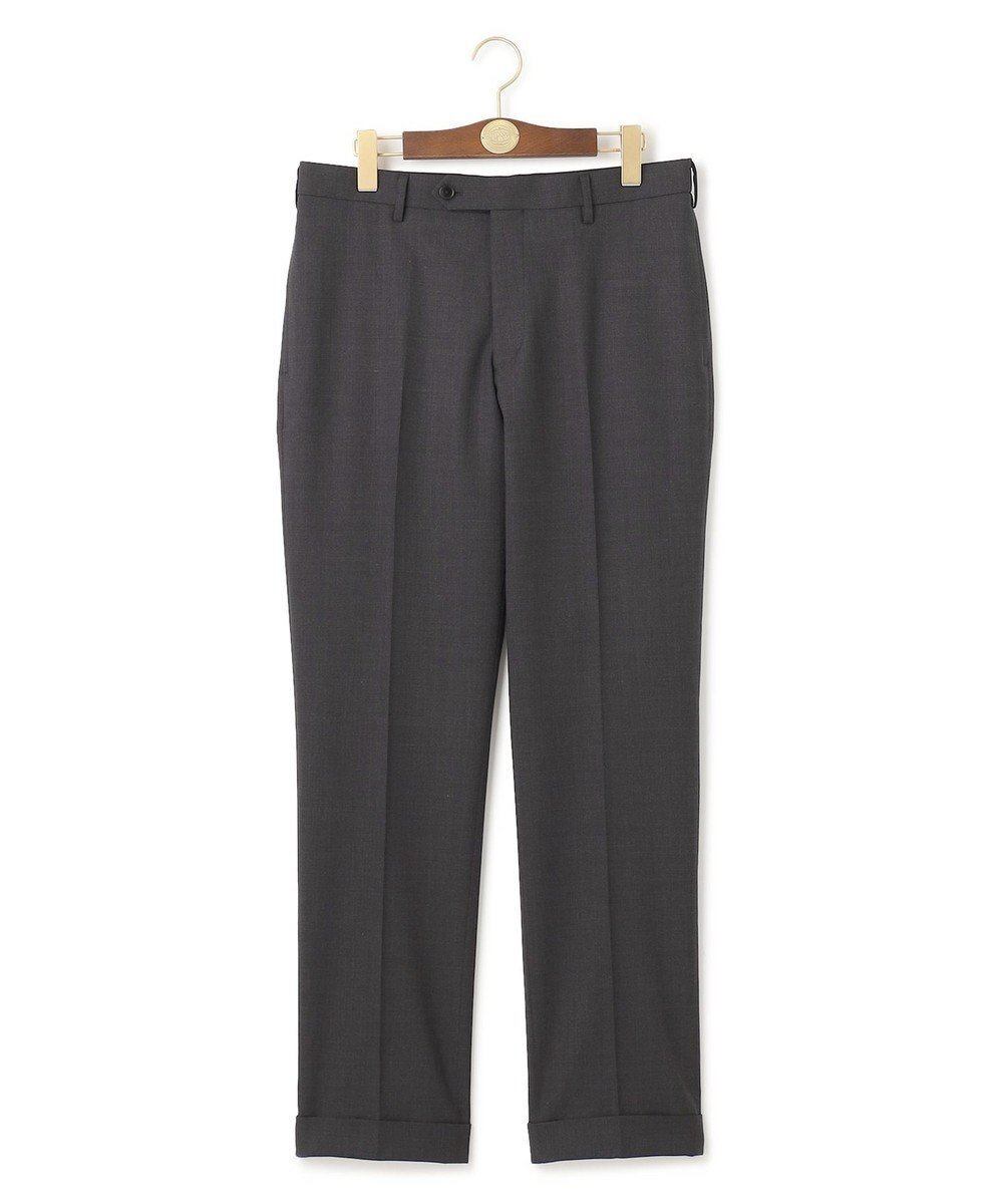 【ジェイ プレス/J.PRESS / MEN】の【ストレッチ / ウォッシャブル可】パワーストレッチウール スラックス インテリア・キッズ・メンズ・レディースファッション・服の通販 founy(ファニー) 　ファッション　Fashion　メンズファッション　Fashion for Men　ボトムス　Bottoms　ウォッシャブル　Machine Washable　春　Spring　洗える　Machine Washable　ストレッチ　Stretch, Stretchy Fabric　スマート　Smart, Elegant　スラックス　Slacks, Dress Pants　テーパード　Tapered, Tapered Pants　ドレス　Dress, One-Piece　S/S・春夏　SS, Spring/Summer, Warm Season　夏　Summer　ビジネス 仕事 通勤　Business / Work / Commuting　グレー系|ID: prp329100004526809 ipo3291000000034272644