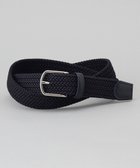 【五大陸/gotairiku / MEN】の【ビジカジ兼用】ゴムメッシュ レザーコンビベルト ネイビー系|ID: prp329100004526810 ipo3291000000032197385