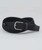【五大陸/gotairiku / MEN】の【ビジカジ兼用】ゴムメッシュ レザーコンビベルト ブラック系|ID: prp329100004526810 ipo3291000000032719041