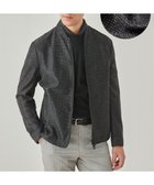 【五大陸/gotairiku / MEN】の新素材【洗える/シワになりにくい/ストレッチ】カラミプリント MA-1ブルゾン グレー系8|ID: prp329100004526811 ipo3291000000032649706