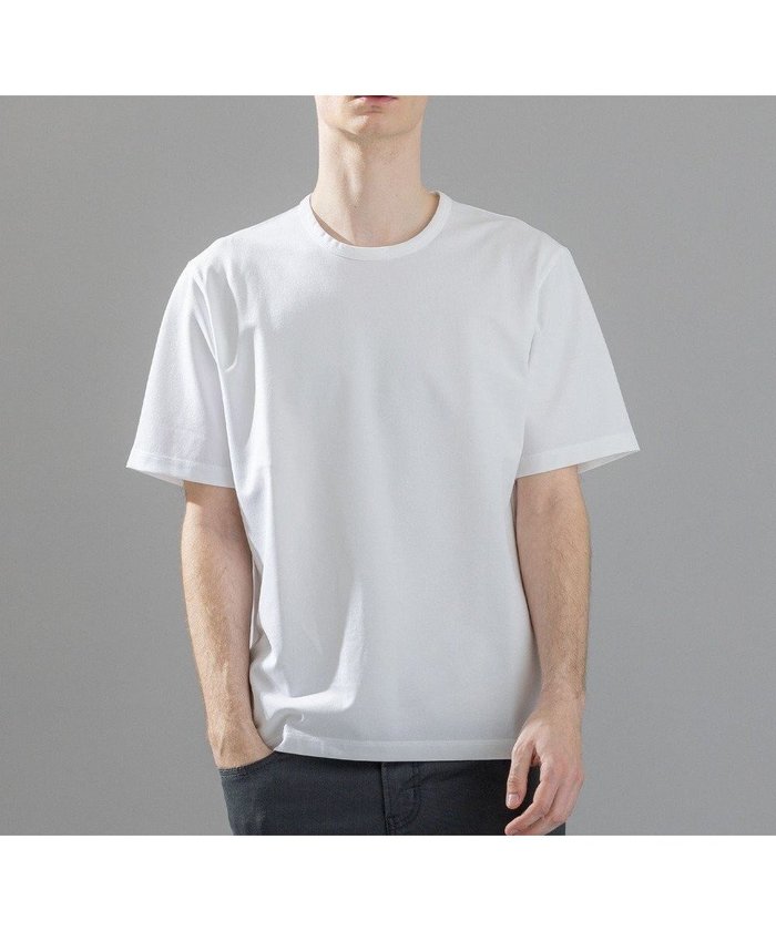 【ジョゼフ オム/JOSEPH HOMME / MEN】の【新素材】クリアコットンカノコ クルーネックTシャツ インテリア・キッズ・メンズ・レディースファッション・服の通販 founy(ファニー) https://founy.com/ ファッション Fashion メンズファッション Fashion for Men トップス・カットソー Cut & Sew Tops メンズシャツ Shirts カットソー Cut and Sewn Top コンパクト Compact, Small Size シンプル Simple, Minimal ジャケット Jacket, Outerwear ビジネス 仕事 通勤 Business / Work / Commuting ポロシャツ Polo Shirt, Collared Tee リラックス Relax, Relaxed Fit 夏 Summer 春 Spring S/S・春夏 SS, Spring/Summer, Warm Season |ID: prp329100004526817 ipo3291000000032757496