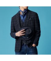 【ジョセフ アブード/JOSEPH ABBOUD / MEN】の【イタリア素材/軽量/ストレッチ】サマーツィードジャージーチェック プリント ジャケット 人気、トレンドファッション・服の通販 founy(ファニー) ファッション Fashion メンズファッション MEN アウター Coats Outerwear/Men テーラードジャケット Tailored Jackets イタリア Italy サマー Summer ジャケット Jacket ジャージ Jersey ストレッチ Stretch チェック Check ツィード Tweed テーラード Tailored プリント Print ポケット Pocket 夏 Summer 春 Spring S/S・春夏 Ss・Spring/Summer 軽量 Lightweight |ID:prp329100004526819