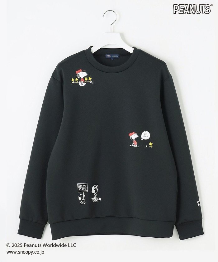 【23区 ゴルフ/23区GOLF / MEN】の【MEN】『PEANUTS』コラボプリントトレーナー インテリア・キッズ・メンズ・レディースファッション・服の通販 founy(ファニー) https://founy.com/ ファッション Fashion メンズファッション Fashion for Men トップス・カットソー Cut & Sew Tops 春 Spring 軽量 Lightweight, Ultra Light スウェット / スエット Sweatshirt, Sweatwear スタイリッシュ Stylish, Fashionable ストレッチ Stretch, Stretchy Fabric フィット Fit, Slim Fit プリント Print, Printed Pattern ポロシャツ Polo Shirt, Collared Tee モックネック Mock Neck, Short Turtleneck S/S・春夏 SS, Spring/Summer, Warm Season おすすめ Recommended / Our Picks 夏 Summer ゴルフ Golf |ID: prp329100004526821 ipo3291000000033564139