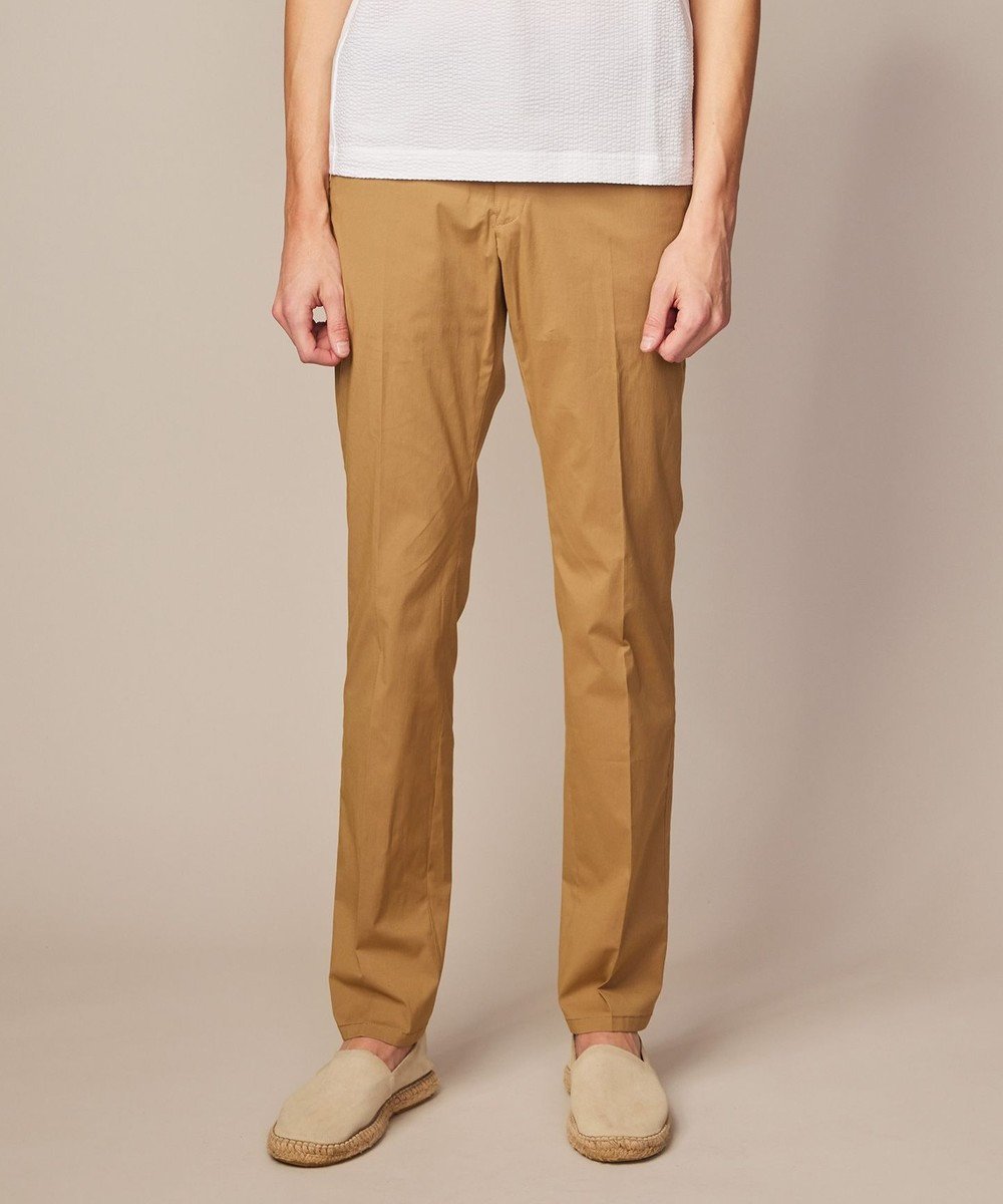 【ジョセフ アブード/JOSEPH ABBOUD / MEN】の【ウエストも伸びる/Eco撥水】オーガニックマイクロピケストレッチ パンツ インテリア・キッズ・メンズ・レディースファッション・服の通販 founy(ファニー) 　ファッション　Fashion　メンズファッション　MEN　ボトムス　Bottoms/Men　春　Spring　ジャケット　Jacket　ストレッチ　Stretch　定番　Standard　S/S・春夏　Ss・Spring/Summer　夏　Summer　キャメル系|ID: prp329100004526822 ipo3291000000032013941