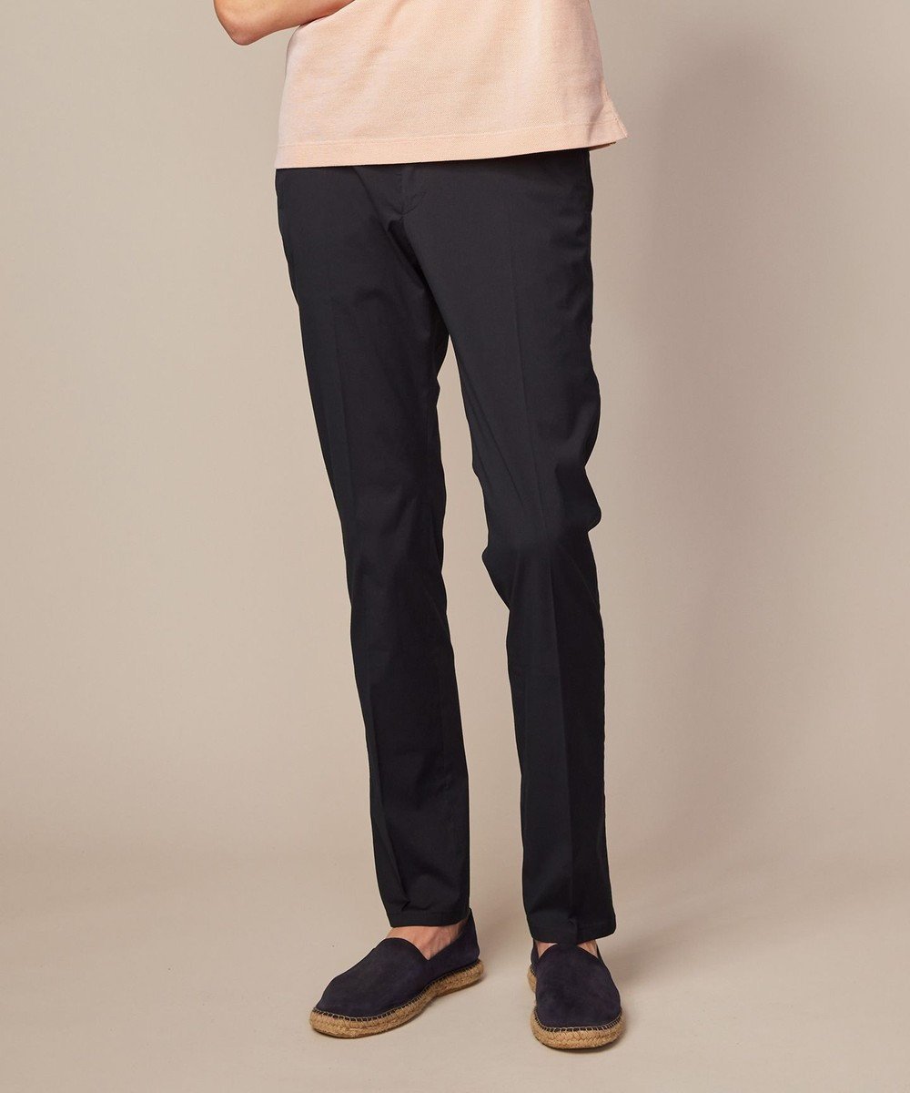 【ジョセフ アブード/JOSEPH ABBOUD / MEN】の【ウエストも伸びる/Eco撥水】オーガニックマイクロピケストレッチ パンツ インテリア・キッズ・メンズ・レディースファッション・服の通販 founy(ファニー) 　ファッション　Fashion　メンズファッション　MEN　ボトムス　Bottoms/Men　春　Spring　ジャケット　Jacket　ストレッチ　Stretch　定番　Standard　S/S・春夏　Ss・Spring/Summer　夏　Summer　ネイビー系|ID: prp329100004526822 ipo3291000000032013943