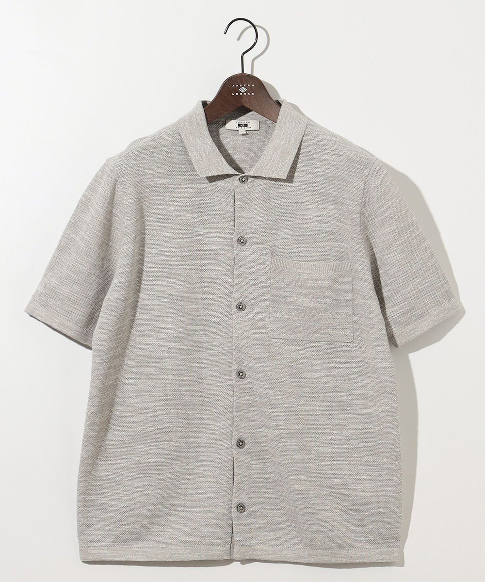【ジョセフ アブード/JOSEPH ABBOUD / MEN】の【イタリア糸使用/軽い/洗える/サスティナブル】スラブギマ ニット シャツ 人気、トレンドファッション・服の通販 founy(ファニー) 　ファッション　Fashion　メンズファッション　Men's Style Online　トップス・カットソー　Tops/Tshirt/Men　ニット　Knit Tops　カーディガン　Cardigans　シャツ　Shirts　イタリア　Italy　インナー　Inner　春　Spring　洗える　Washable　カーディガン　Cardigan　コーティング　Coating　鹿の子　Pique　メッシュ　Mesh　S/S・春夏　Ss・Spring/Summer　おすすめ　Recommend　夏　Summer　 other-1|ID: prp329100004526828 ipo3291000000032662545