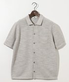 【ジョセフ アブード/JOSEPH ABBOUD / MEN】の【イタリア糸使用/軽い/洗える/サスティナブル】スラブギマ ニット シャツ ライトグレー系|ID: prp329100004526828 ipo3291000000032662546