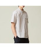 【ジェイ プレス/J.PRESS / MEN】の【クールマックス】サッカー マルチストライプ バンドカラーシャツ ベージュ系1|ID: prp329100004526836 ipo3291000000032013997