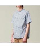 【ジェイ プレス/J.PRESS / MEN】の【クールマックス】サッカー マルチストライプ バンドカラーシャツ サックスブルー系1|ID: prp329100004526836 ipo3291000000032013999