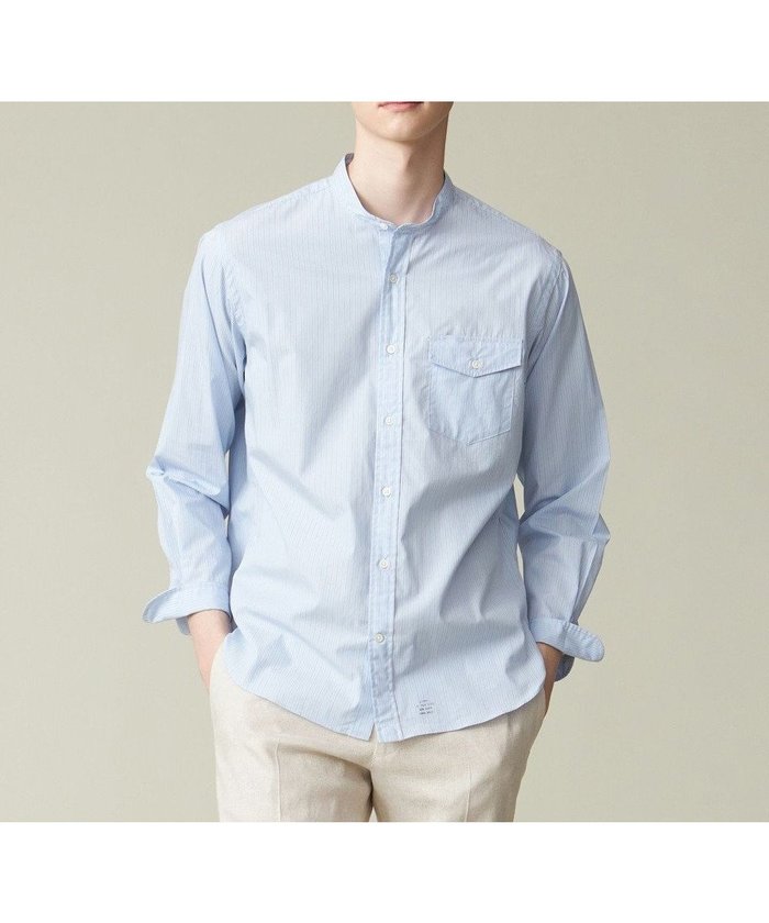 【ジェイ プレス/J.PRESS / MEN】のポプリンマルチストライプ バンドカラーシャツ インテリア・キッズ・メンズ・レディースファッション・服の通販 founy(ファニー) https://founy.com/ ファッション Fashion メンズファッション Men's Style Online トップス・カットソー Tops/Tshirt/Men シャツ Shirts インナー Inner ストライプ Stripe ドレス Dress バランス Balance フラップ Flap ブルゾン Blouson ベーシック Basic ポケット Pocket A/W・秋冬 Aw・Autumn/Winter・Fw・Fall-Winter S/S・春夏 Ss・Spring/Summer おすすめ Recommend 夏 Summer エレガント 上品 Elegant |ID: prp329100004526837 ipo3291000000032587396