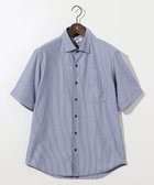 【ジョセフ アブード/JOSEPH ABBOUD / MEN】の【イージーケア・ストレッチ】コンパクトジャージーシャンブレーヘアラインストライプ シャツ ネイビー系1|ID: prp329100004526851 ipo3291000000033408808