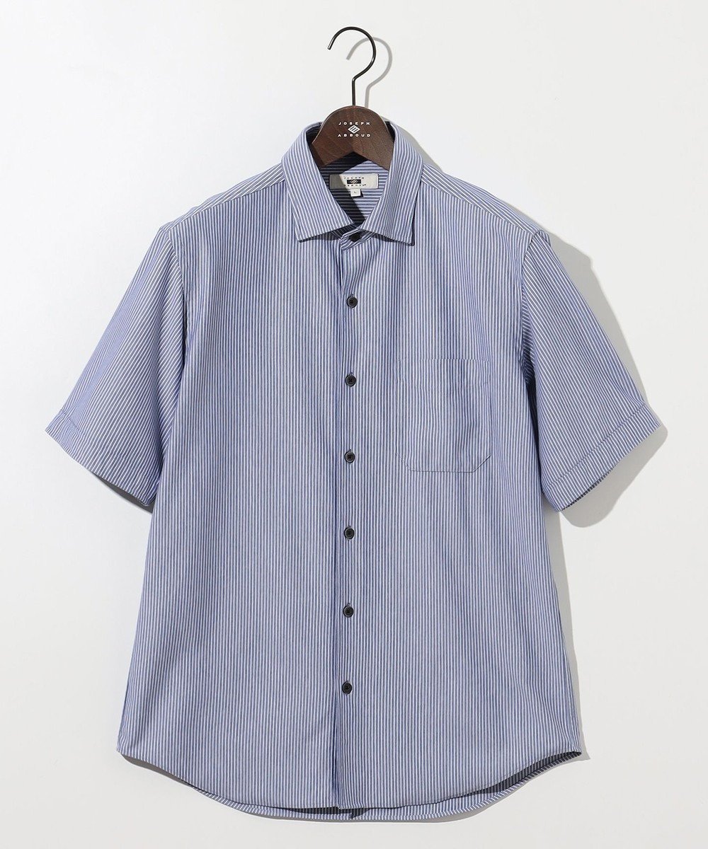 【ジョセフ アブード/JOSEPH ABBOUD / MEN】の【イージーケア・ストレッチ】コンパクトジャージーシャンブレーヘアラインストライプ シャツ インテリア・キッズ・メンズ・レディースファッション・服の通販 founy(ファニー) 　ファッション　Fashion　メンズファッション　Fashion for Men　トップス・カットソー　Cut & Sew Tops　メンズシャツ　Shirts　ストレッチ　Stretch, Stretchy Fabric　ビジネス 仕事 通勤　Business / Work / Commuting　夏　Summer　春　Spring　S/S・春夏　SS, Spring/Summer, Warm Season　ネイビー系1|ID: prp329100004526851 ipo3291000000033408808