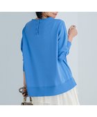 【23区/NIJYUSANKU】の【洗える】コットンポリエステルストレッチ オーバーサイズ ニット ブルー系|ID: prp329100004526868 ipo3291000000032014157