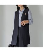 【ジェイ プレス/J.PRESS】の【セットアップ対応・洗える】セラテリーダブルクロス ジレ ネイビー系|ID: prp329100004526869 ipo3291000000032014160
