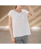 【エニィファム/any FAM】の【洗濯機可】チュールデザインフレンチスリーブTシャツ オフ|ID: prp329100004526872 ipo3291000000032014181