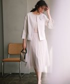 【組曲/KUMIKYOKU】の【WEB限定・KUMIKYOKU NAVY】ジャージーコンビ ギャザーチュール ワンピース ベージュ系|ID: prp329100004526874 ipo3291000000032014197
