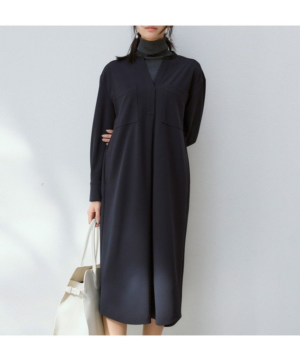 【アイシービー/iCB】の【WEB限定・洗える】アムンゼンジャージー ワンピース 人気、トレンドファッション・服の通販 founy(ファニー) 　ファッション　Fashion　レディースファッション　WOMEN　ワンピース　Dress　洗える　Washable　カットソー　Cut And Sew　サテン　Satin　ジャージー　Jersey　ストレッチ　Stretch　ストレート　Straight　ダブル　Double　ポケット　Pocket　A/W・秋冬　Aw・Autumn/Winter・Fw・Fall-Winter　2024年　2024　セレモニー　Ceremony　ビジネス 仕事 通勤　Business　2024-2025秋冬・A/W　Aw/Autumn/Winter/Fw/Fall/2024-2025　 other-1|ID: prp329100004526875 ipo3291000000032014200