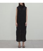 【ベイジ,/BEIGE,】の【洗える・吸水速乾・防シワ・eclat 7・8月号掲載】LIATRIS / オフタートルノースリーブワンピース Black|ID: prp329100004526884 ipo3291000000033604041