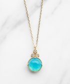 【トッカ/TOCCA】の【WEB限定】BLOOMING BUD K10 NECKLACE K10 天然石カボションカット ダイヤモンド ネックレス シーブルーカルセドニー|ID: prp329100004526889 ipo3291000000032014281
