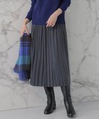 【ジェイ プレス/J.PRESS】の【洗える】マロンサテン ランダムプリーツ スカート グレー系|ID: prp329100004526894 ipo3291000000034244165