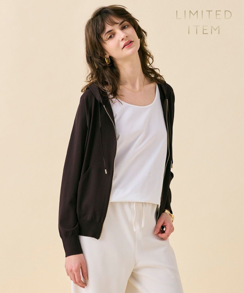 【ベイジ,/BEIGE,】の【WEB限定・洗える】MONSTERA / フーデットニット インテリア・キッズ・メンズ・レディースファッション・服の通販 founy(ファニー) 　ファッション　Fashion　レディースファッション　WOMEN　トップス・カットソー　Tops/Tshirt　ニット　Knit Tops　パーカ　Sweats　パーカー　Hoodie　夏　Summer　春　Spring　S/S・春夏　Ss・Spring/Summer　洗える　Washable　Brown|ID: prp329100004526900 ipo3291000000032014317