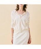 【ベイジ,/BEIGE,】の【WEB限定・洗える】MONSTERA / フーデットニット Ecru|ID: prp329100004526900 ipo3291000000033641693