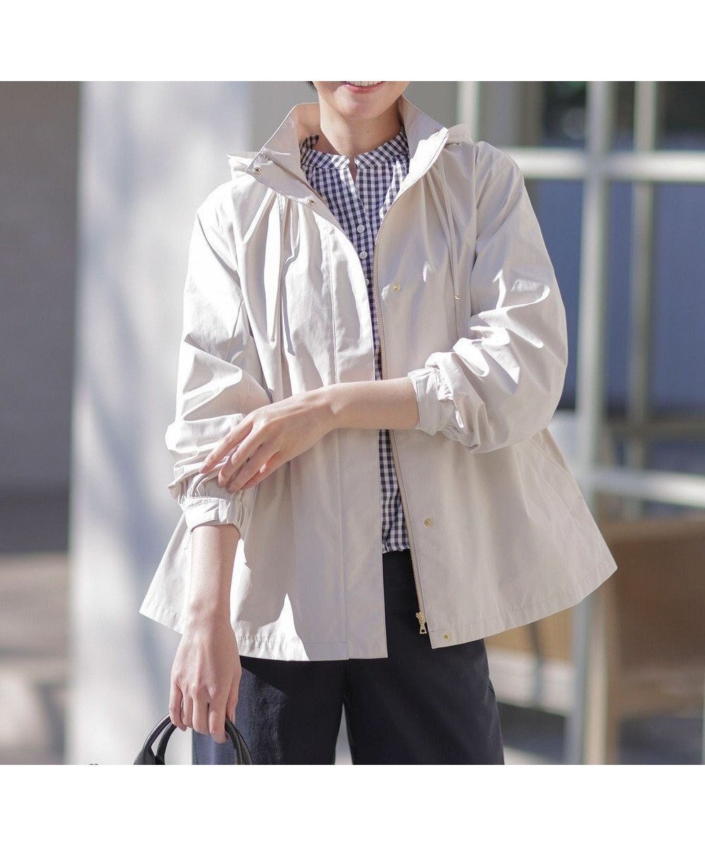 【ジェイ プレス/J.PRESS】の【撥水・洗える】Artirosa テントライン ショート丈 コート 人気、トレンドファッション・服の通販 founy(ファニー) 　ファッション　Fashion　レディースファッション　Fashion for Women　アウター　Coat / Outerwear Collection　コート・ロングコート・ピーコート　Long Coats, Peacoats & More　レディースジャケット・軽アウター　Jackets　春　Spring　洗える　Machine Washable　ショート　Short, Short Length　シンプル　Simple, Minimal　ジャケット　Jacket, Outerwear　ドット　Polka Dot, Dot Pattern　ロング　Long, Long-Length　ワイド　Wide, Wide Fit　S/S・春夏　SS, Spring/Summer, Warm Season　夏　Summer　エレガント 上品　Elegant　 other-1|ID: prp329100004526908 ipo3291000000033649774