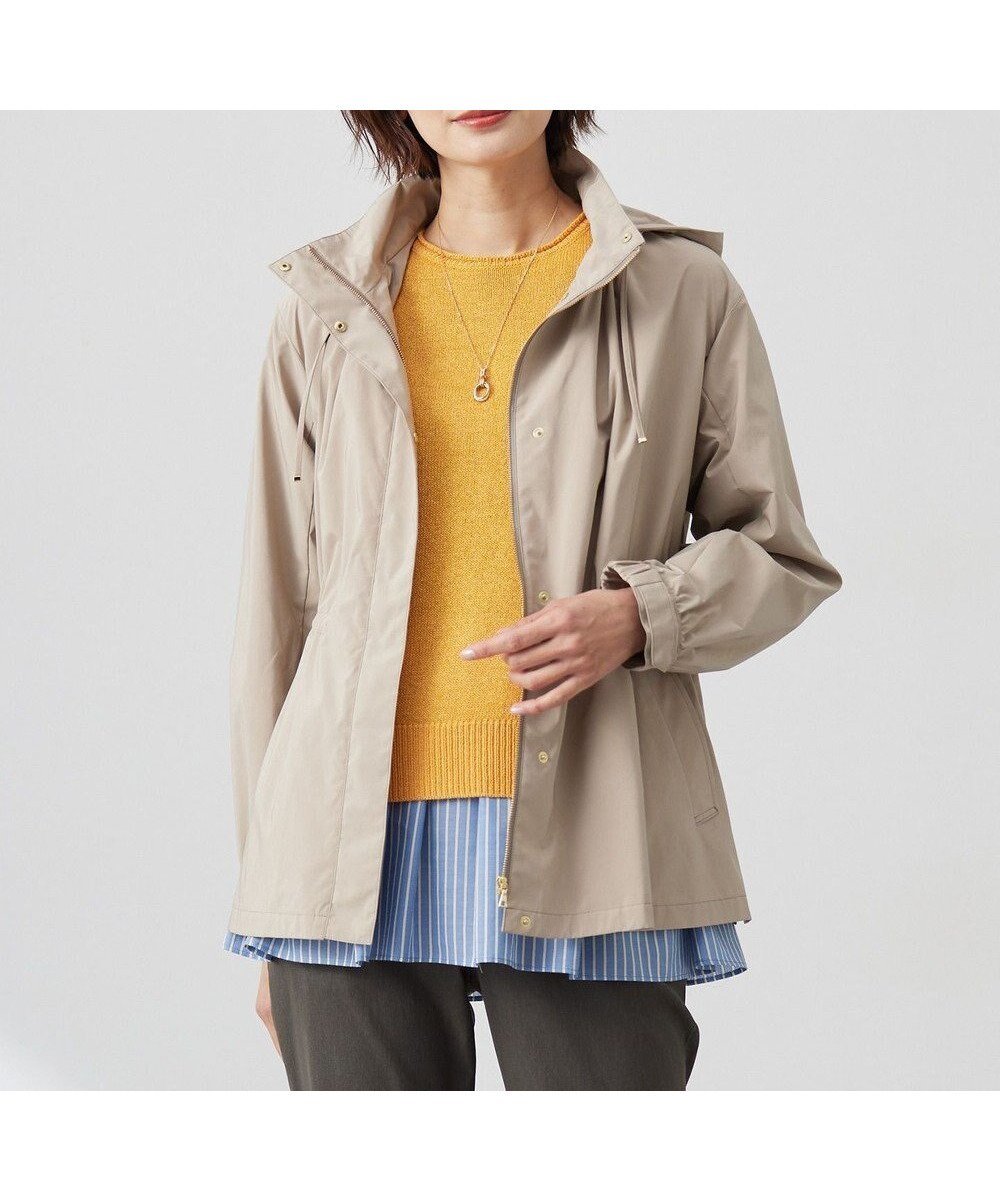 【ジェイ プレス/J.PRESS】の【撥水・洗える】Artirosa テントライン ショート丈 コート インテリア・キッズ・メンズ・レディースファッション・服の通販 founy(ファニー) 　ファッション　Fashion　レディースファッション　Fashion for Women　アウター　Coat / Outerwear Collection　コート・ロングコート・ピーコート　Long Coats, Peacoats & More　レディースジャケット・軽アウター　Jackets　春　Spring　洗える　Machine Washable　ショート　Short, Short Length　シンプル　Simple, Minimal　ジャケット　Jacket, Outerwear　ドット　Polka Dot, Dot Pattern　ロング　Long, Long-Length　ワイド　Wide, Wide Fit　S/S・春夏　SS, Spring/Summer, Warm Season　夏　Summer　エレガント 上品　Elegant　モカ系|ID: prp329100004526908 ipo3291000000033649781