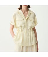 【アンクレイヴ/uncrave】の【佐藤晴美さん着用】ドレープツイル ミリタリー ジャケット 人気、トレンドファッション・服の通販 founy(ファニー) ファッションモデル・俳優・女優 Models 女性 Women 佐藤晴美 Sato Harumi ファッション Fashion レディースファッション WOMEN アウター Coat Outerwear コート Coats ジャケット Jackets モッズ/フィールドコート Mods Coats/Field Coats 春 Spring ジャケット Jacket セットアップ Set Up ドローコード Draw Cord ペプラム Peplum ミリタリー Military モッズコート Mod Coat ワイド Wide S/S・春夏 Ss・Spring/Summer 再入荷 Restock/Back In Stock/Re Arrival おすすめ Recommend 夏 Summer エレガント 上品 Elegant |ID:prp329100004526919