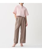 【アンクレイヴ/uncrave】のドレープツイル ワイドパンツ トープ|ID: prp329100004526930 ipo3291000000033206684
