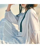 【23区/NIJYUSANKU】の【洗える】LIBECO カフタン ワンピース ベージュ×オフストライプ|ID: prp329100004526940 ipo3291000000032014487