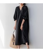 【23区/NIJYUSANKU】の【洗える】LIBECO カフタン ワンピース ブラック系|ID: prp329100004526940 ipo3291000000032708210