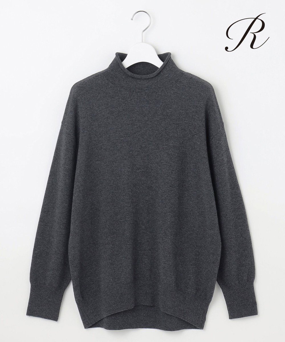 【23区/NIJYUSANKU】の【R(アール)】ウールカシミヤ ロールネックニット インテリア・キッズ・メンズ・レディースファッション・服の通販 founy(ファニー) 　ファッション　Fashion　レディースファッション　WOMEN　トップス・カットソー　Tops/Tshirt　ニット　Knit Tops　エレガント 上品　Elegant　オレンジ　Orange　カシミヤ　Cashmere　コレクション　Collection　セーター　Sweater　人気　Popularity　A/W・秋冬　Aw・Autumn/Winter・Fw・Fall-Winter　冬　Winter　おすすめ　Recommend　2024年　2024　2024-2025秋冬・A/W　Aw/Autumn/Winter/Fw/Fall/2024-2025　チャコールグレー系|ID: prp329100004526941 ipo3291000000032014494