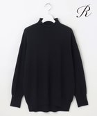 【23区/NIJYUSANKU】の【R(アール)】ウールカシミヤ ロールネックニット ブラック系|ID: prp329100004526941 ipo3291000000033673313