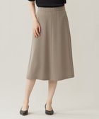 【自由区/JIYU-KU】の【セットアップ対応】トリアセダブルクロスフレア スカート モカ|ID: prp329100004526948 ipo3291000000035715136