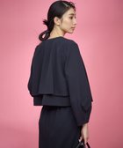 【組曲/KUMIKYOKU】の【KUMIKYOKU NAVY】コンフォータブルアムンゼン ノーカラージャケット 人気、トレンドファッション・服の通販 founy(ファニー) ファッション Fashion レディースファッション Fashion for Women アウター Coat / Outerwear Collection レディースジャケット・軽アウター Jackets ノーカラージャケット / シンプル上品コーデ Collarless Jackets インナー Innerwear コレクション Collection, Seasonal Line ジャケット Jacket, Outerwear ジョーゼット Georgette, Semi-Sheer Fabric スタイリッシュ Stylish, Fashionable セットアップ Set-Up, Coordinated Outfit タイトスカート Pencil Skirt, Tight Skirt ドレス Dress, One-Piece フォルム Silhouette, Form フォーマル Formal, Dressy フレア Flare, Flared ヨーク Yoke, Yoke Design A/W・秋冬 Autumn/Winter 2022年 2022 S/S・春夏 SS, Spring/Summer, Warm Season 2022-2023秋冬・A/W Autumn/Winter 2022–23 AW22–23 夏 Summer エレガント 上品 Elegant 結婚式 Wedding thumbnail ネイビー系|ID: prp329100004526951 ipo3291000000033208686