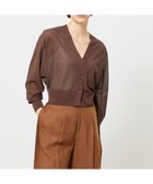【ベイジ,/BEIGE,】の【洗える】MOISE / 2WAYドルマンカーディガン Brown × White|ID: prp329100004526963 ipo3291000000032465558
