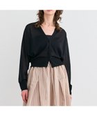 【ベイジ,/BEIGE,】の【洗える】MOISE / 2WAYドルマンカーディガン Black × White|ID: prp329100004526963 ipo3291000000032465560