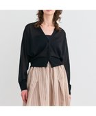 【ベイジ,/BEIGE,】の【洗える】MOISE / 2WAYドルマンカーディガン Black × White|ID: prp329100004526963 ipo3291000000034277858