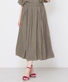 【フェルゥ/Feroux】の【洗える】アジャスタブルギャザー スカート カーキ系|ID: prp329100004526967 ipo3291000000032014635