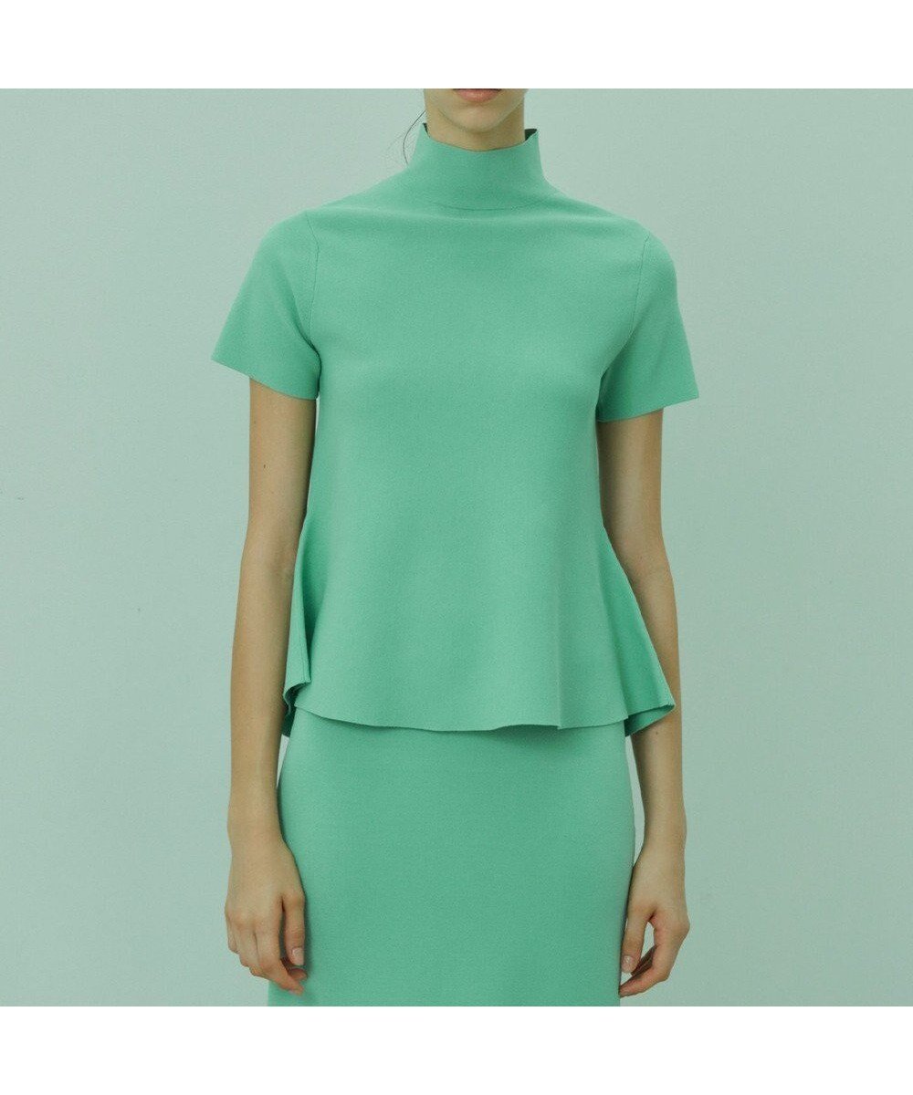 【ベイジ,/BEIGE,】のHOLLY / ペプラムニット インテリア・キッズ・メンズ・レディースファッション・服の通販 founy(ファニー) 　ファッション　Fashion　レディースファッション　Fashion for Women　トップス・カットソー　Cut & Sew Tops　ニット　Knit Tops & Sweaters　2023年　2023　2023春夏・S/S　Spring/Summer 2023 SS23　おすすめ　Recommended / Our Picks　センター　Center, Center Line　セーター　Sweater, Knitwear　フレア　Flare, Flared　ペプラム　Peplum, Flared Hem　マニッシュ　Mannish, Boyish　ミラノリブ　Milano Rib, Milano Stitch　ワイド　Wide, Wide Fit　夏　Summer　春　Spring　S/S・春夏　SS, Spring/Summer, Warm Season　Sage|ID: prp329100004526971 ipo3291000000034317387