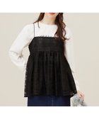 【エニィ スィス/any SiS】の【洗える】ラッセルレース キャミソール ブラック|ID: prp329100004526972 ipo3291000000034296274