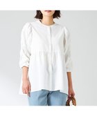 【エニィ スィス/any SiS】の【洗える】ギャザースリーブ ブラウス オフホワイト|ID: prp329100004526973 ipo3291000000034295794