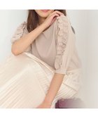 【フェルゥ/Feroux】の【洗える】フリルスリーブニット 人気、トレンドファッション・服の通販 founy(ファニー) ファッション Fashion レディースファッション Ladies' Fashion Online トップス・カットソー Tops/Tshirt ニット Knit Tops シンプル Simple セーター Sweater バランス Balance プリーツ Pleats 洗える Washable A/W・秋冬 Aw・Autumn/Winter・Fw・Fall-Winter thumbnail ベージュ系|ID: prp329100004526993 ipo3291000000032686964