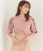 【フェルゥ/Feroux】の【洗える】フリルスリーブニット 人気、トレンドファッション・服の通販 founy(ファニー) ファッション Fashion レディースファッション Ladies' Fashion Online トップス・カットソー Tops/Tshirt ニット Knit Tops シンプル Simple セーター Sweater バランス Balance プリーツ Pleats 洗える Washable A/W・秋冬 Aw・Autumn/Winter・Fw・Fall-Winter thumbnail ピンク系|ID: prp329100004526993 ipo3291000000032686965