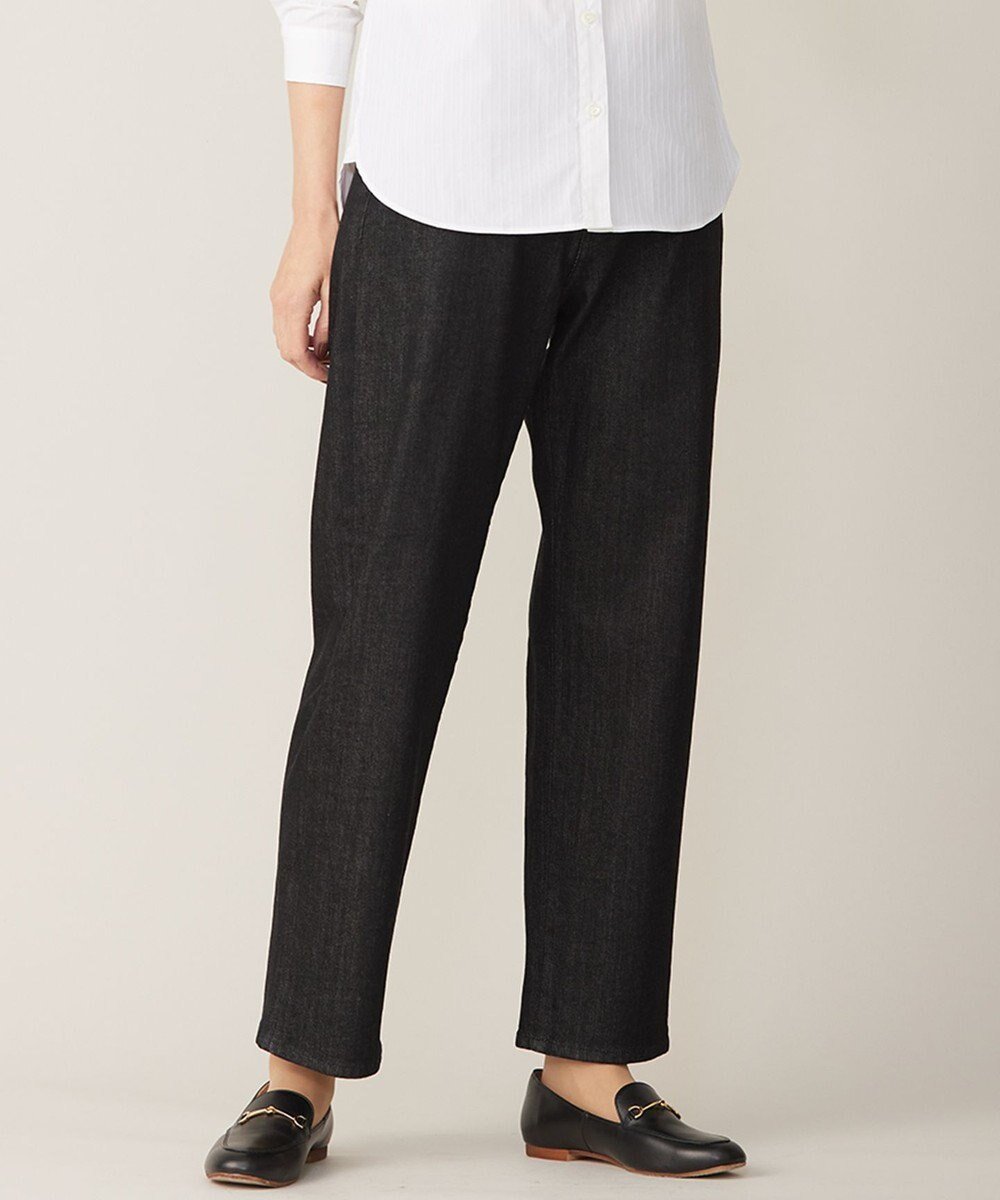 【ジェイ プレス/J.PRESS】の【洗える】BASIC STRETCH DENIM ボーイフィット パンツ インテリア・キッズ・メンズ・レディースファッション・服の通販 founy(ファニー) 　ファッション　Fashion　レディースファッション　Fashion for Women　パンツ　Pants & Trousers　デニムパンツ・ジーンズ・美脚デニム　Denim Jeans & Pants　インディゴ　Indigo Denim　春　Spring　洗える　Machine Washable　クラシック　Classic, Timeless Style　ストレッチ　Stretch, Stretchy Fabric　デニム　Denim, Jeans Material　フィット　Fit, Slim Fit　ポケット　Pocket, Pocket Detail　マニッシュ　Mannish, Boyish　ロング　Long, Long-Length　A/W・秋冬　Autumn/Winter　ブラック系|ID: prp329100004527006 ipo3291000000032719435