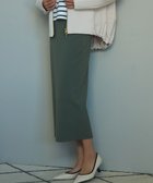 【23区/NIJYUSANKU】の【洗える】コンフォートストレッチ ニット タイト スカート カーキ系|ID: prp329100004527008 ipo3291000000032014777