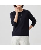【ジェイ プレス/J.PRESS】の【洗える】Cotton Acetate ストライプ ニット プルオーバー ネイビー系|ID: prp329100004527009 ipo3291000000032014780