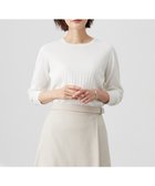 【ジェイ プレス/J.PRESS】の【洗える】Cotton Acetate ストライプ ニット プルオーバー オフ系|ID: prp329100004527009 ipo3291000000032014781
